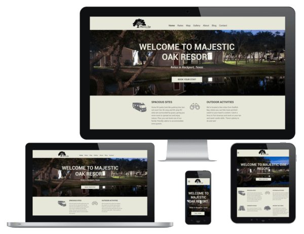 majestic-website-displays